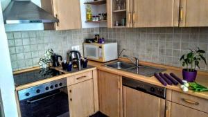 Kuchyňa alebo kuchynka v ubytovaní Cleopatra Apartment Budapest