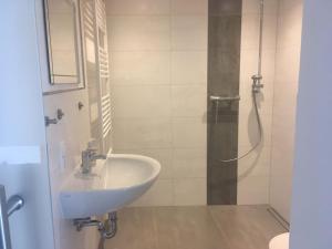 Koupelna v ubytování Ferienwohnung Zur Alten Mühle + 8 fotografií