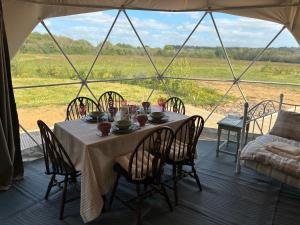 Μπαλκόνι ή βεράντα στο Dyers Meadows Camping