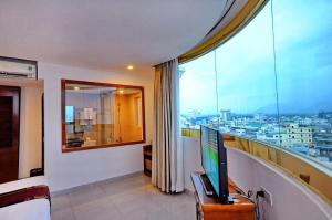 Balkón nebo terasa v ubytování Sunniva Hotel Nha Trang
