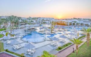 an aerial view of a swimming pool at a resort at JAZ Sharm Dreams in Sharm El Sheikh