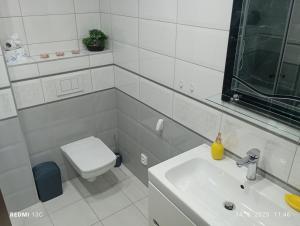 Koupelna v ubytování Súkromný apartmán