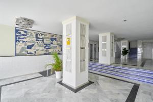 Lobbyen eller receptionen på Piso con vistas increibles del mar