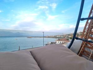 a view of the ocean from a boat at Elysian Blue in Petalidi +13 photos