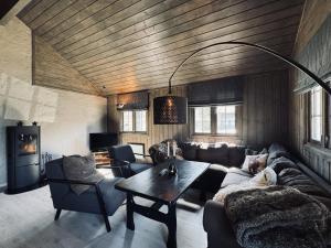 Χώρος καθιστικού στο Dream cabin by Geilo, ski-in ski-out with room for the whole family