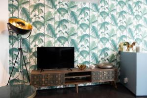 Et tv og/eller underholdning på Maison triplex JJ - Ecrin verdoyant au coeur de Lyon + 12 billeder