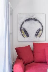 Posezení v ubytování Travelershome Ciampino Suite