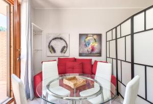 Posezení v ubytování Travelershome Ciampino Suite