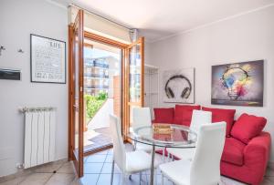 Posezení v ubytování Travelershome Ciampino Suite