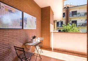 Balkón nebo terasa v ubytování Travelershome Ciampino Suite