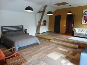 O zonă de relaxare la La Ferme De La Bete Noire