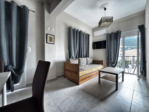 Khu vực ghế ngồi tại Dreams Street Apartment