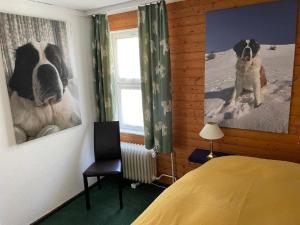 Postel nebo postele na pokoji v ubytování Haus Viols 54
