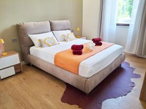 Postel nebo postele na pokoji v ubytování Cantius Villa Italia Apartment