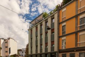 Budova, kde se aparthotel nachází