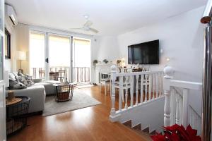 TV a/nebo společenská místnost v ubytování Casa Susanne + 28 fotografií