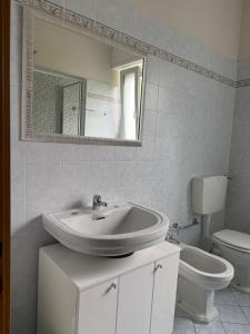 Koupelna v ubytování Cà del Fili