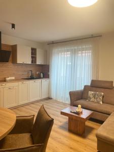 Kuchyň nebo kuchyňský kout v ubytování Apartments Wally + 37 fotografií