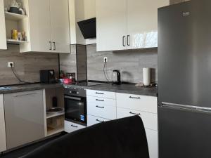 Η κουζίνα ή μικρή κουζίνα στο Villa Wolke - Ferienwohnung