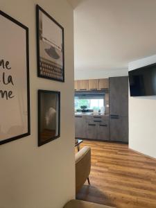 Kuchyň nebo kuchyňský kout v ubytování Apartments Wally