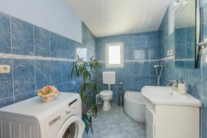 Koupelna v ubytování Apartman Lucija