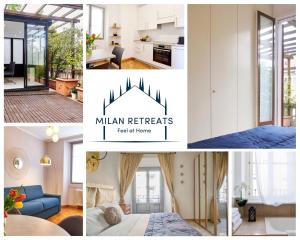Кровать или кровати в номере Milan Retreats