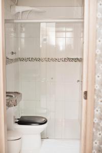 Koupelna v ubytování Hotel Açaí