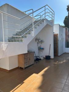 Ein Balkon oder eine Terrasse in der Unterkunft Sun Rise