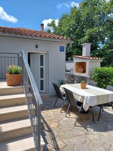 Balkón nebo terasa v ubytování Holiday Home Dorina
