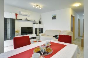 TV a/nebo společenská místnost v ubytování Apartments Elviana