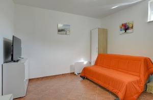 TV a/nebo společenská místnost v ubytování Apartments Elviana