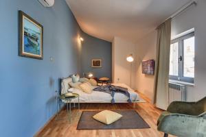 Postel nebo postele na pokoji v ubytování Villa Balizerka + 37 fotografií