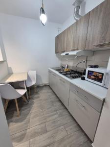 Kuchyň nebo kuchyňský kout v ubytování TRB Apartment + 5 fotografií