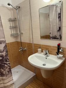 Et badeværelse på Apartment for rest in Borovets