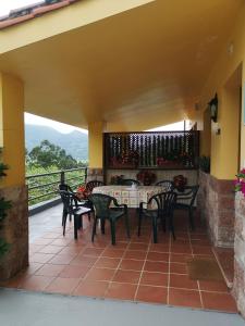 Balkón nebo terasa v ubytování Viviendas Vacacionales Beni II