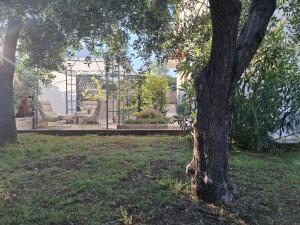 Vonkajšia záhrada v ubytovaní Apartman Luma