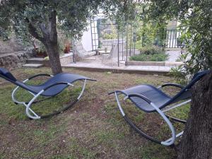 Vonkajšia záhrada v ubytovaní Apartman Luma