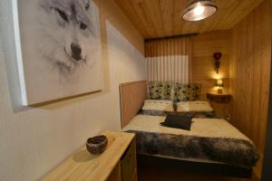 Katil atau katil-katil dalam bilik di CHALET SERRE CHEVALIER AVEC VUE EXCEPTIONNELLE