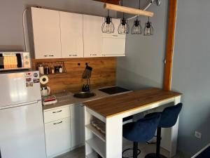 Köök või kööginurk majutusasutuses Luka's loft studio