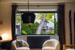 Χώρος καθιστικού στο La Sainthilarienne