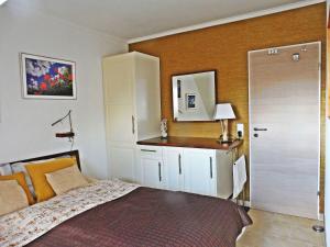 Η κουζίνα ή μικρή κουζίνα στο Appartement In Westerland Mit Großem Garten +7 φωτογραφίες