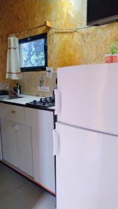 Kuchyň nebo kuchyňský kout v ubytování Tiny House Lihuel Calel + 10 fotografií
