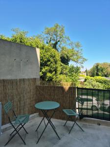 Balkón alebo terasa v ubytovaní Le Jungle Appart, centre ville Narbonne