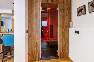 Χώρος καθιστικού στο Chalet Ortles Apt ll