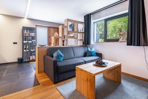 Χώρος καθιστικού στο Chalet Ortles Apt ll