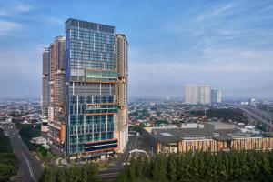 Nespecifikovaný výhled na destinaci Bekasi nebo výhled na město při pohledu z hotelu