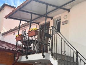 Balkón nebo terasa v ubytování Apartma Mia