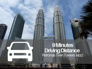 a picture of the petronas twin towers in malaysia at Seeds Hotel Premier Chow Kit Kuala Lumpur in Kuala Lumpur +20 photos