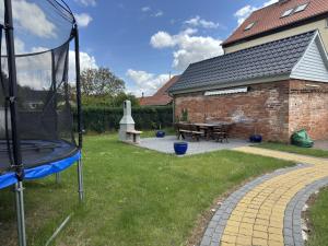 Zahrada ubytování Ferienwohnung Askanier, Ballenstedt
