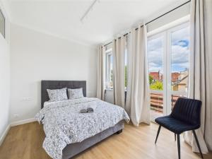 Posteľ alebo postele v izbe v ubytovaní Warsaw Premium Apartments Old Town